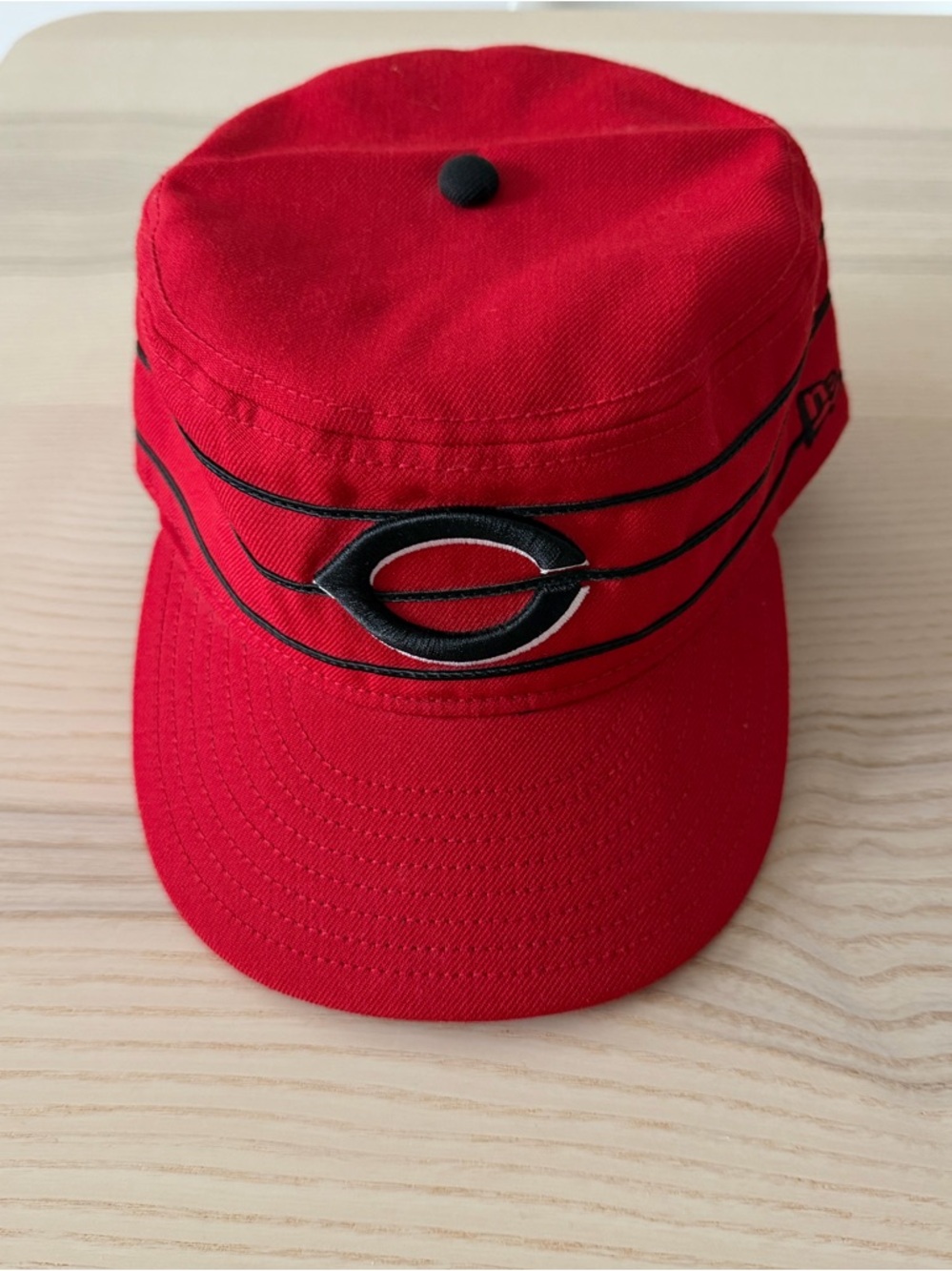 Reds old school pillbox new era cap
